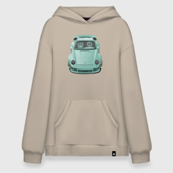 Худи SuperOversize хлопок Porsche Mint RWB