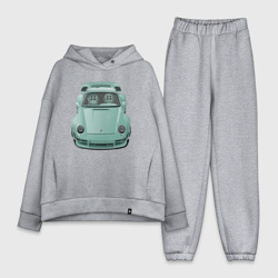 Женский костюм хлопок Oversize Porsche Mint RWB