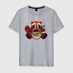 Голодная панда – Мужская футболка хлопок с принтом купить со скидкой в -20%