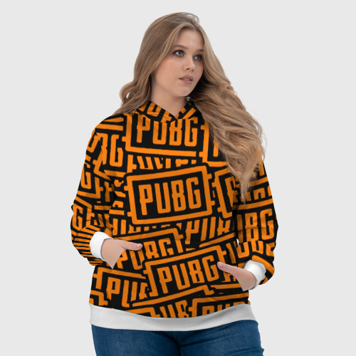 Женская толстовка 3D PUBG pattern game, цвет 3D печать - фото 6