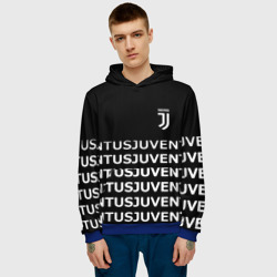 Мужская толстовка 3D Juventus pattern fc club steel - фото 2