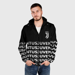 Мужская ветровка 3D Juventus pattern fc club steel - фото 2