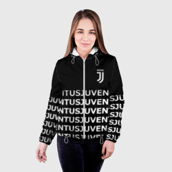 Женская куртка 3D Juventus pattern fc club steel - фото 2