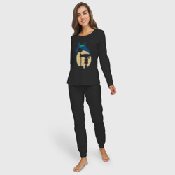 Женская пижама с лонгсливом хлопок Девочка и Тоторо - фото 2