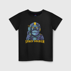 Детская футболка хлопок Космический солдат обезьяна