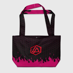 Пляжная сумка 3D Linkin park metal music 