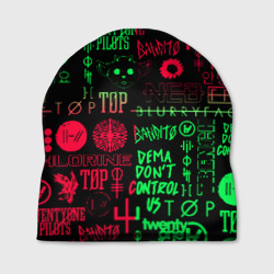 Шапка 3D Twenty one pilots pattern rock steel