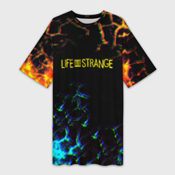 Платье-футболка 3D Life Is Strange разломы кино