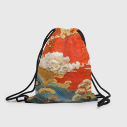 Рюкзак-мешок 3D Китайский узор облаков
