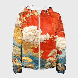 Женская куртка 3D Китайский узор облаков