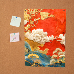 Постер Китайский узор облаков - фото 2