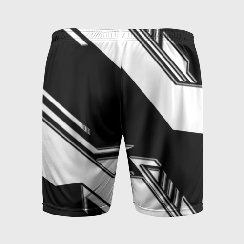 Мужские шорты спортивные Ювентус фк спортивная геометрия , цвет 3D печать - фото 2