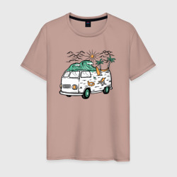 Summer trip VW – Мужская футболка хлопок с принтом купить со скидкой в -20%