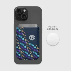 Картхолдер Magsafe магнитный Inter градиентные мячи - фото 2