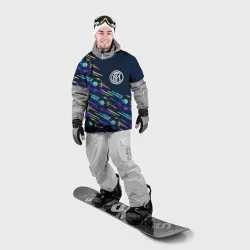 Накидка на куртку 3D Inter градиентные мячи