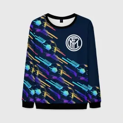 Мужской свитшот 3D Inter градиентные мячи