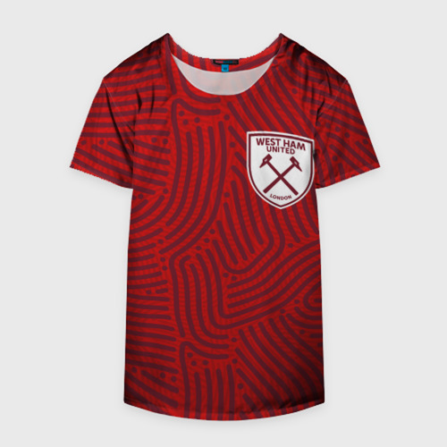 Накидка на куртку 3D West Ham отпечатки, цвет 3D печать - фото 4