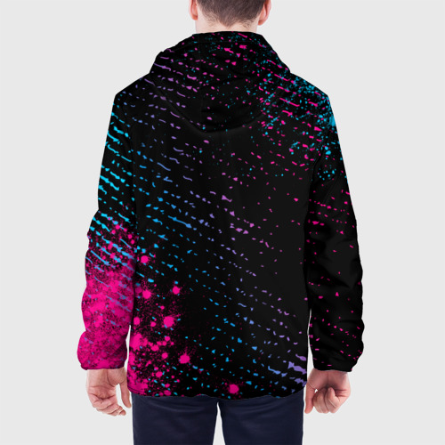 Мужская куртка 3D Everton - neon gradient вертикально, цвет 3D печать - фото 5