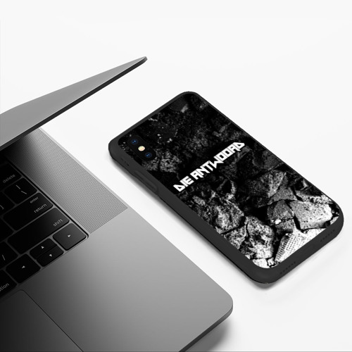 Чехол для iPhone XS Max матовый с принтом Die Antwoord black graphite, фото #5