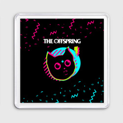 Магнит 55*55 The Offspring - rock star cat