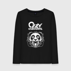 Женский лонгслив хлопок Ozzy Osbourne rock panda