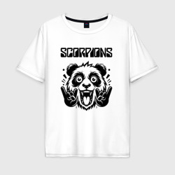 Мужская футболка хлопок Oversize Scorpions - rock panda