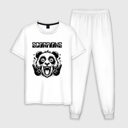 Мужская пижама хлопок Scorpions - rock panda