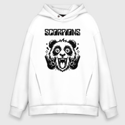 Мужское худи Oversize хлопок Scorpions - rock panda