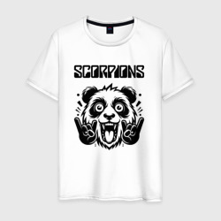 Мужская футболка хлопок Scorpions - rock panda