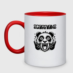 Кружка двухцветная Scorpions - rock panda