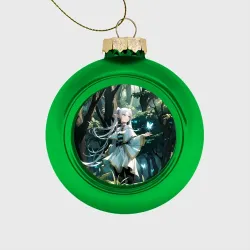 Ёлочный шар стеклянный/пластиковый Sousou no Frieren Фрирен butterfly