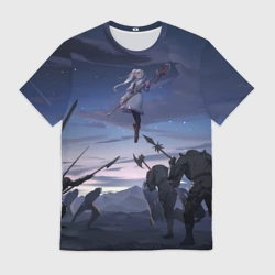 Мужская футболка 3D Sousou no Frieren Фрирен battle