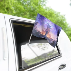 Флаг для автомобиля Sousou no Frieren Фрирен tree - фото 2