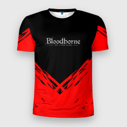 Мужская футболка 3D Slim Bloodborne souls краски