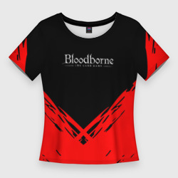 Женская футболка 3D Slim Bloodborne souls краски