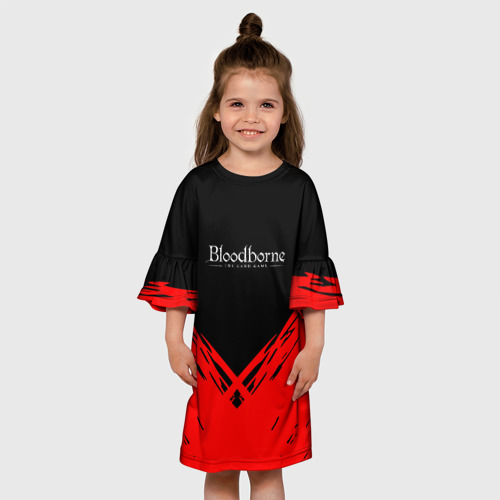 Детское платье 3D Bloodborne souls краски, цвет 3D печать - фото 4
