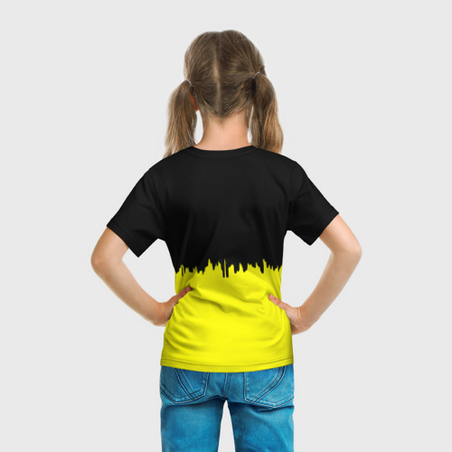 Детская футболка 3D Binance биржа краски, цвет 3D печать - фото 6