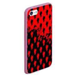 Чехол для iPhone 5/5S матовый Billie Eilish pattern music steel - фото 2