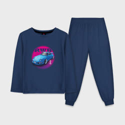 Детская пижама с лонгсливом хлопок Porsche RWB