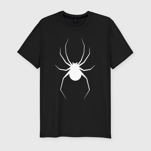 Мужская футболка хлопок Slim Spider, цвет черный