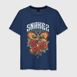 Snakez y2k – Мужская футболка хлопок с принтом купить со скидкой в -20%