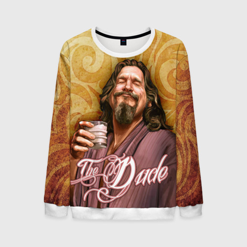 Мужской свитшот 3D The Big Lebowski dude , цвет белый