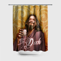 Штора 3D для ванной The Big Lebowski dude 