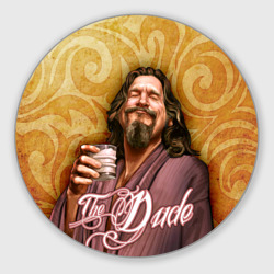 Круглый коврик для мышки The Big Lebowski dude 