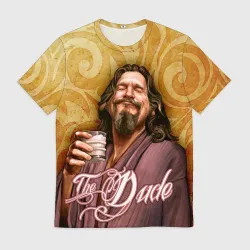 Мужская футболка 3D The Big Lebowski dude 