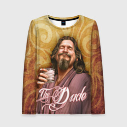 Женский лонгслив 3D The Big Lebowski dude 