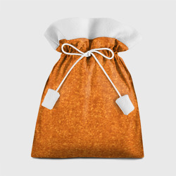 Подарочный 3D мешок Яркий жёлто-оранжевый огненная текстура