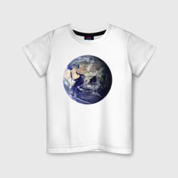 Детская футболка хлопок Наша планета земля