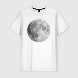 Мужская футболка хлопок Slim Настоящая луна