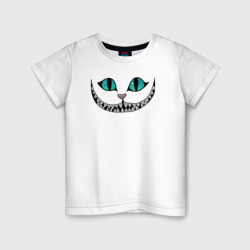Детская футболка хлопок Улыбка кота Чешира